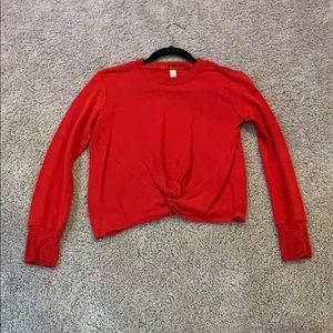 Athleta Girl Red Sweatshirt